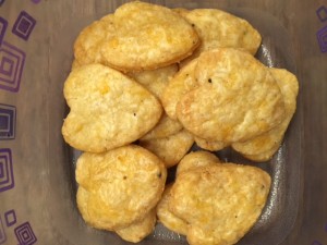 These parmesan biscuits are like buttery pastry Cheezits and I never want to live without them.